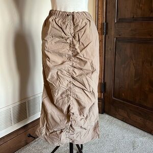 Tan parachute skirt